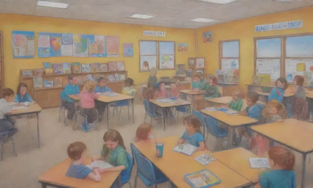 Una escena vibrante en un aula