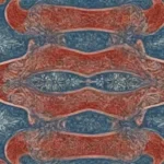 Diseño de cruz con líneas intrincadas