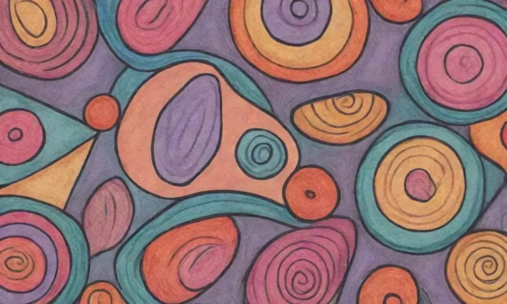 Diseño visual con colores vibrantes
