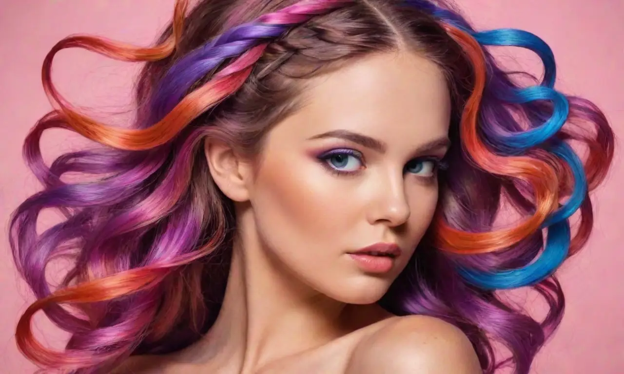 Peinados vibrantes con trenzas elegantes, colores audaces y detalles intricados que celebran el movimiento